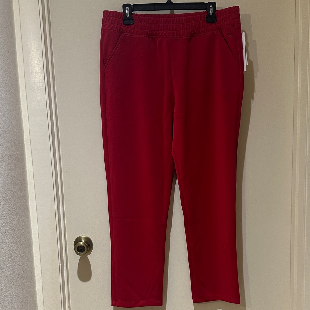 Red Corso Pants